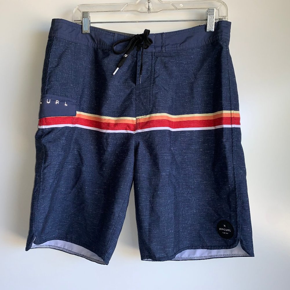 RIP CURL Blue Swim Board‎ Shorts Boardshort Men's Size 32